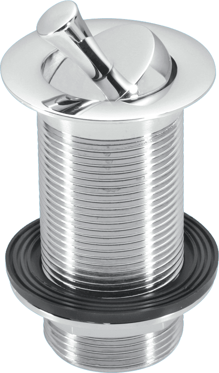 McAlpine BWU60SPHCB 1.25" Unslotted Basin Waste with Swivel Handle Plug - Getplumb