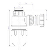 McAlpine C10 1.5" Bottle Trap - Getplumb