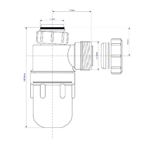 McAlpine C10 1.5" Bottle Trap - Getplumb
