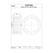 McAlpine CAP100 110mm Temporary Blanking Off Cap for Soil Pipe - Getplumb