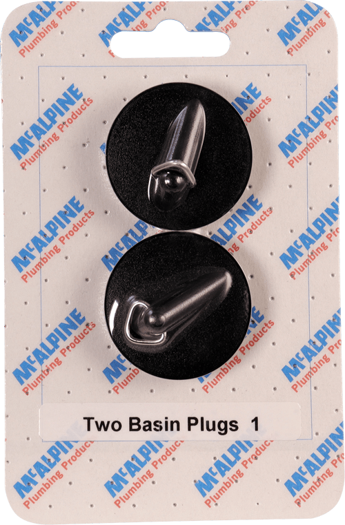 McAlpine CARD1 No.1 Handipak Two Basin Plugs - Getplumb