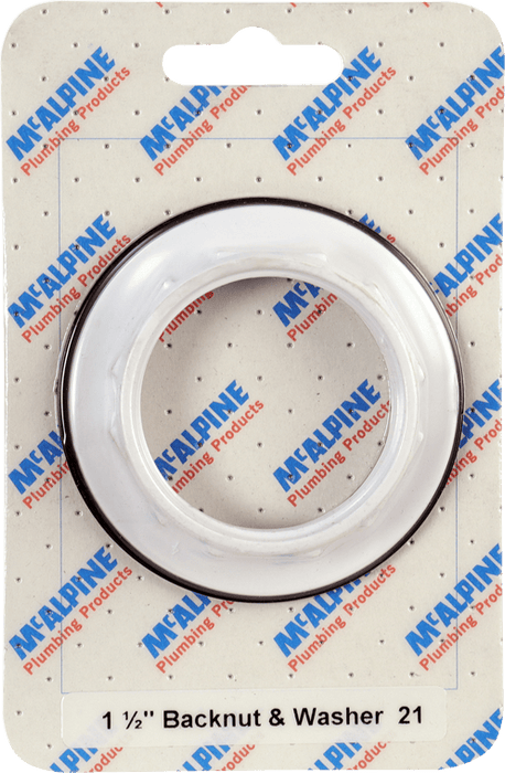 McAlpine CARD21 No.21 Handipak 1.5" Backnut and Washer - Getplumb