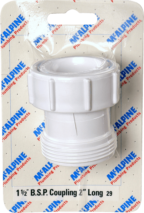 McAlpine CARD29 No.29 Handipak 1.5" BSP Coupling - Getplumb