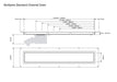 McAlpine CD1200B 1200mm Brushed Finish Channel Drain - Getplumb