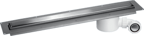 McAlpine CD1200OB 1200mm Brushed Slimline Finish Channel Drain - Getplumb