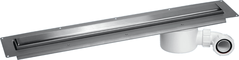 McAlpine CD600OB 600mm Brushed Slimline Finish Channel Drain - Getplumb