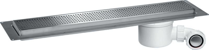 McAlpine CD600SQ 600mm Slimline Brushed Finish Channel Drain - Getplumb