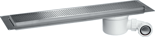 McAlpine CD700SQ 700mm Slimline Brushed Finish Channel Drain - Getplumb