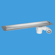 McAlpine CD800B 800mm Brushed Finish Channel Drain - Getplumb