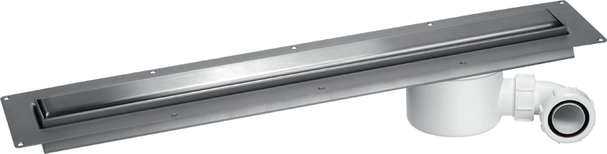 McAlpine CD800OB 800mm Brushed Slimline Finish Channel Drain - Getplumb