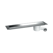 McAlpine CD800P 800mm Polished Finish Channel Drain for Wetrooms with Tileable Grate - Getplumb