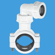 McAlpine CLAMP1WH White Auxiliary Fitting - Getplumb