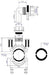 McAlpine CLAMP1WH White Auxiliary Fitting - Getplumb