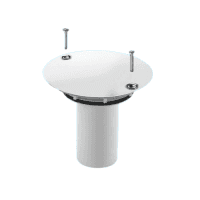 McAlpine Cover Plate and Tube - White - TSGWCOVER+TUBE - Getplumb
