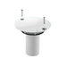 McAlpine Cover Plate and Tube - White - TSGWCOVER+TUBE - Getplumb
