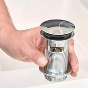McAlpine CW60CB Spring Loaded Basin Waste Slotted - Getplumb