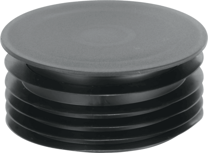 McAlpine DC4BL 4" Blank Cap Black - Getplumb