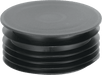McAlpine DC4BL 4" Blank Cap Black - Getplumb
