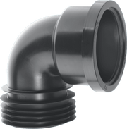 McAlpine DC90BL 90 Degree Drain Connector Black - Getplumb