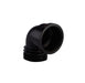 McAlpine DC90BL 90 Degree Drain Connector Black - Getplumb