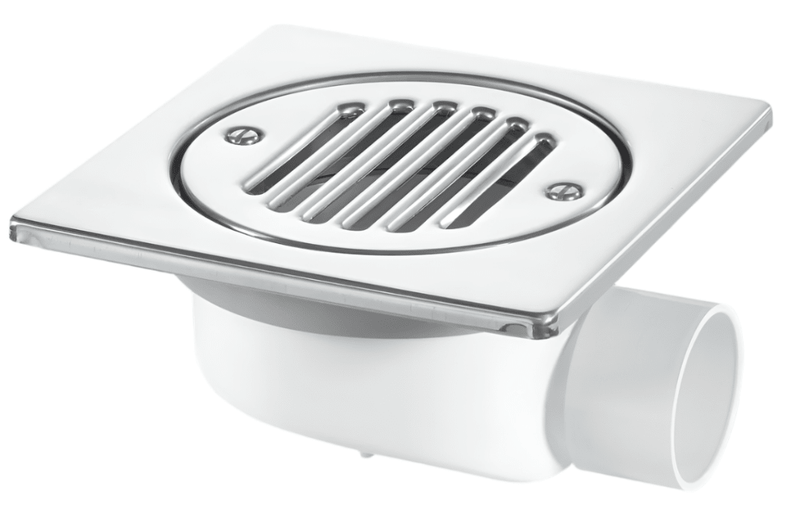 McAlpine FD90 - T6SS Untrapped Floor Gully – Stainless Steel Grating for Efficient Drainage - Getplumb