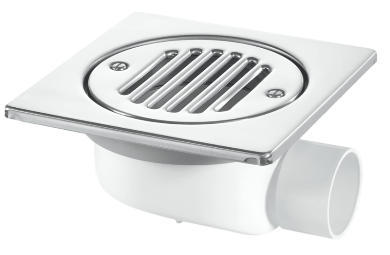 McAlpine FD90 - T6SS Untrapped Floor Gully – Stainless Steel Grating for Efficient Drainage - Getplumb