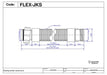 McAlpine Flex - JKS Flexible Fitting - BSP Coupling Nut x BSP Male Thread - Getplumb