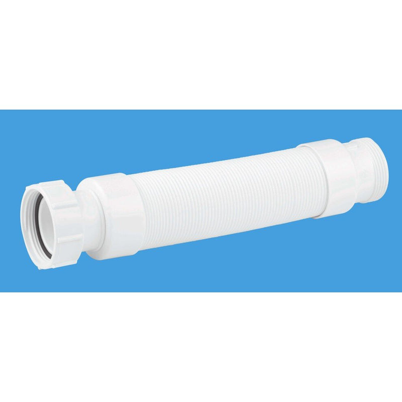 McAlpine FLEXCON9 1.5" Flexible Waste Fitting Male Thread End - Getplumb