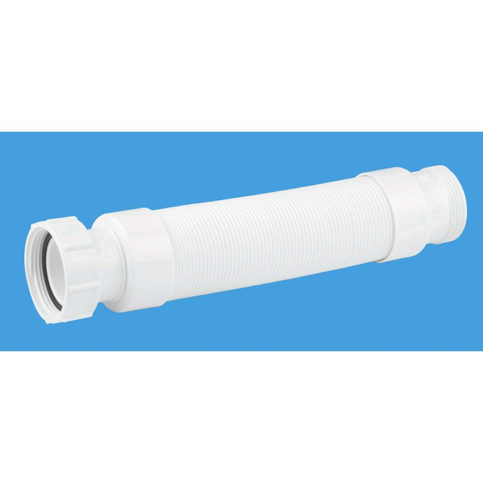 McAlpine FLEXCON9 1.5" Flexible Waste Fitting Male Thread End - Getplumb