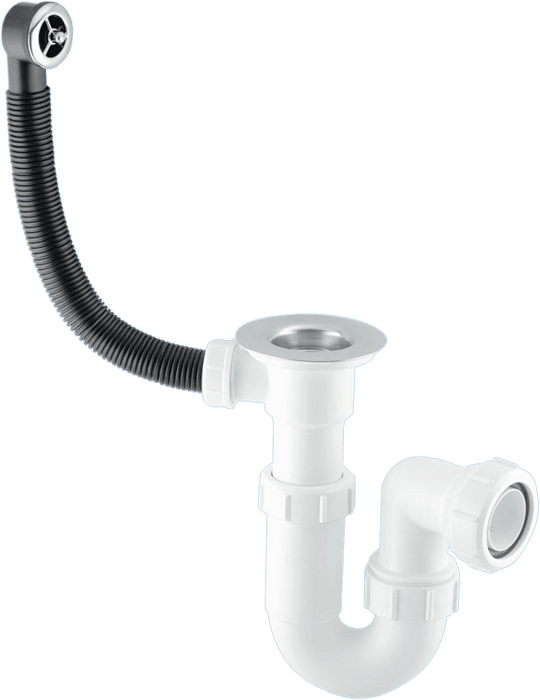 McAlpine FST1WP 1.25" Trap and Overflow - Getplumb