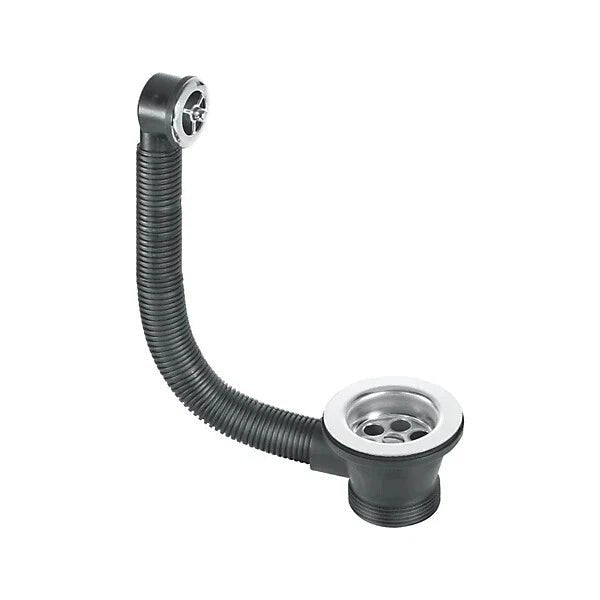 McAlpine FSW2PR Sink Waste and Rectangular Overflow - Getplumb