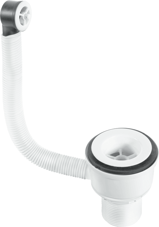 McAlpine FVW1PW Vanity Waste and Overflow White 1.25" - Getplumb