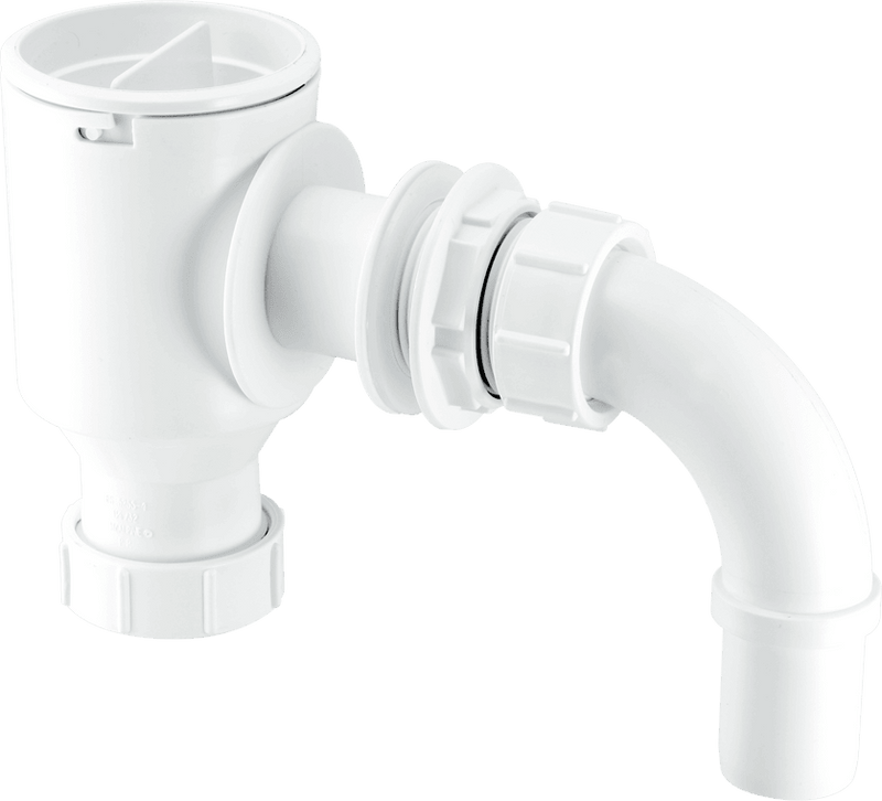 McAlpine H28 1" Screened Tank Overflow Connector - Getplumb