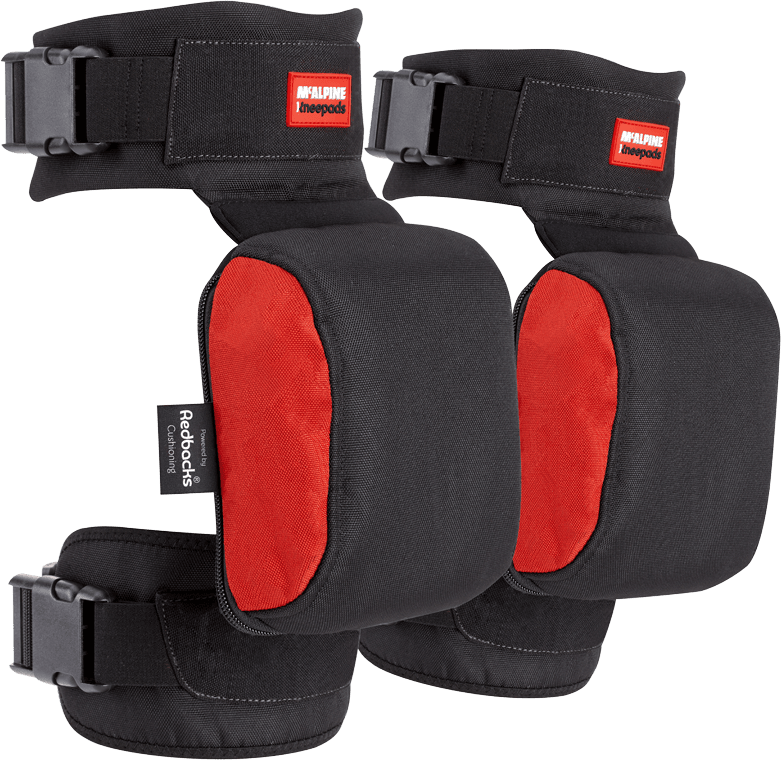 McAlpine KPS Redbacks Strapped Kneepads - Getplumb