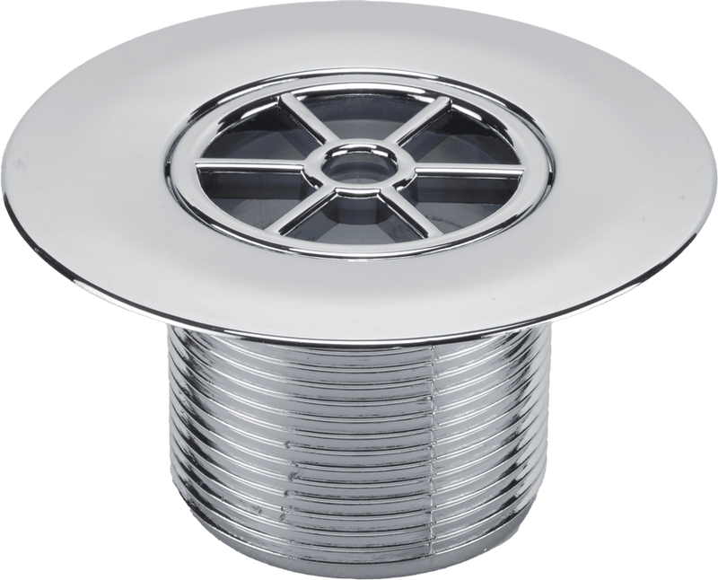 McAlpine Long Tail Shower Trap STW85CPL - 85mm - Chrome - Plated Plastic Grid - Getplumb