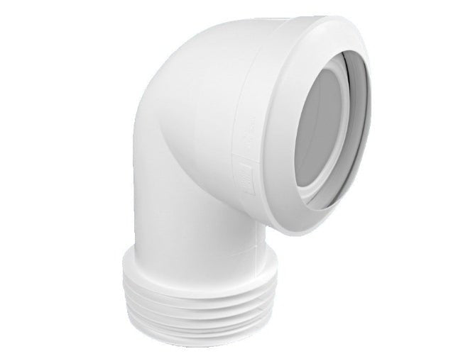 McAlpine MAC8 4" 90deg Bent Pan Connector - Getplumb