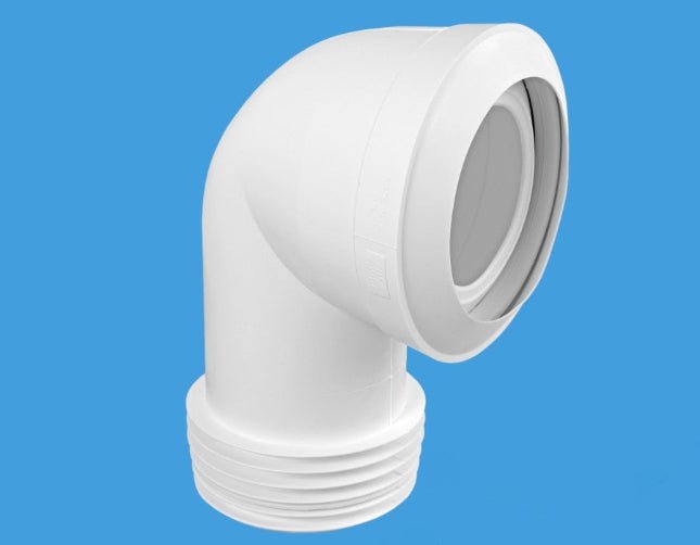 McAlpine MAC8 4" 90deg Bent Pan Connector - Getplumb