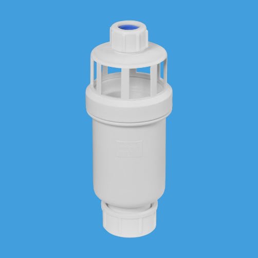 McAlpine MACTUN1 Tundish with self closing valve 15mm inlet x 22mm outlet - Getplumb