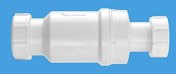 McAlpine MACVALVE1 1.25" BSP Nut x Compression Waste Valve - Getplumb