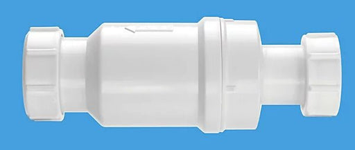 McAlpine MACVALVE1 1.25" BSP Nut x Compression Waste Valve - Getplumb