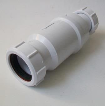 McAlpine MACVALVE1 1.25" BSP Nut x Compression Waste Valve - Getplumb