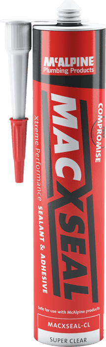 McAlpine MACXSEALCL Clear Hybrid Sealant and Adhesive - Getplumb