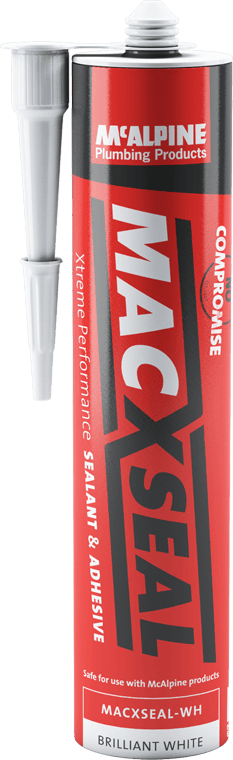 McAlpine MACXSEALWH White Hybrid Sealant and Adhesive - Getplumb