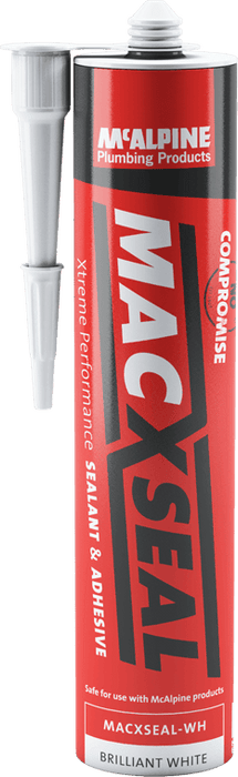 McAlpine MACXSEALWH White Hybrid Sealant and Adhesive - Getplumb