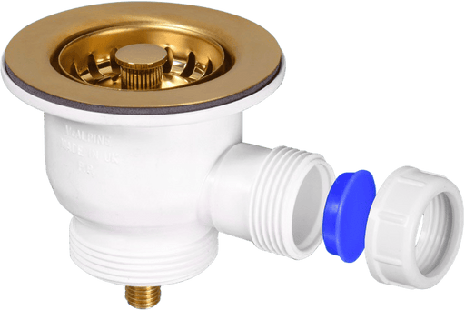 McAlpine MBS85PVD Mini Basket Strainer Waste Gold - Getplumb