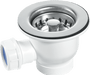 McAlpine MBSWSS85 Mini Basket Strainer Waste - Getplumb