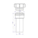 McAlpine MT18L 1.5" Multifit x Plain End Straight Connector - Getplumb