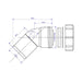 McAlpine MT20L 1.5" Multifit x Plain End 135deg Bend - Getplumb
