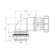 McAlpine MZ4TANK 2" Bent Tank Connector - Getplumb