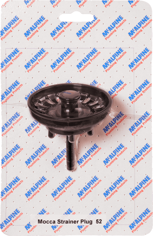 McAlpine No. 52 Handipak Mocca Strainer Plug - CARD52 - Getplumb
